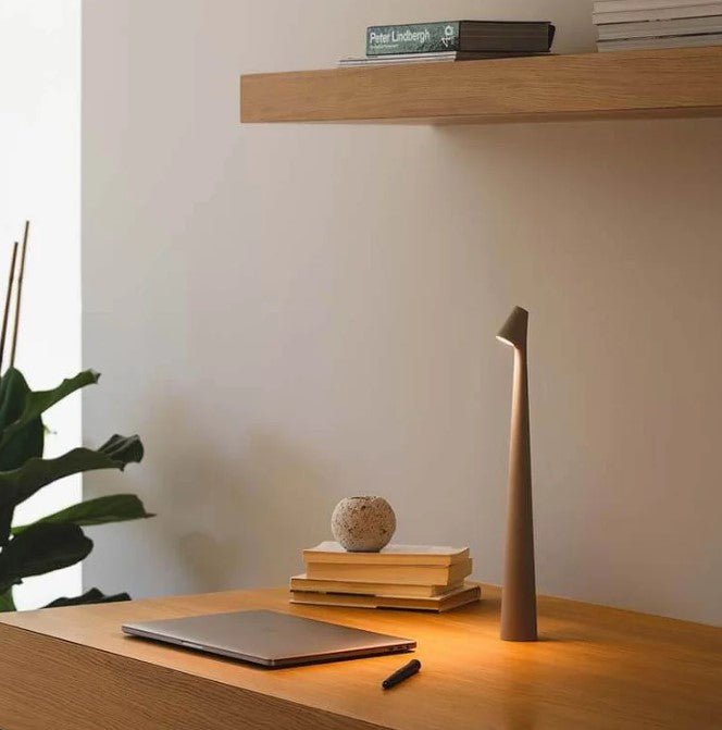 Space Saving Desk Lamp with Dimmable Light