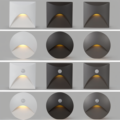Bright LED Outdoor Wall Lamp with Motion Sensor