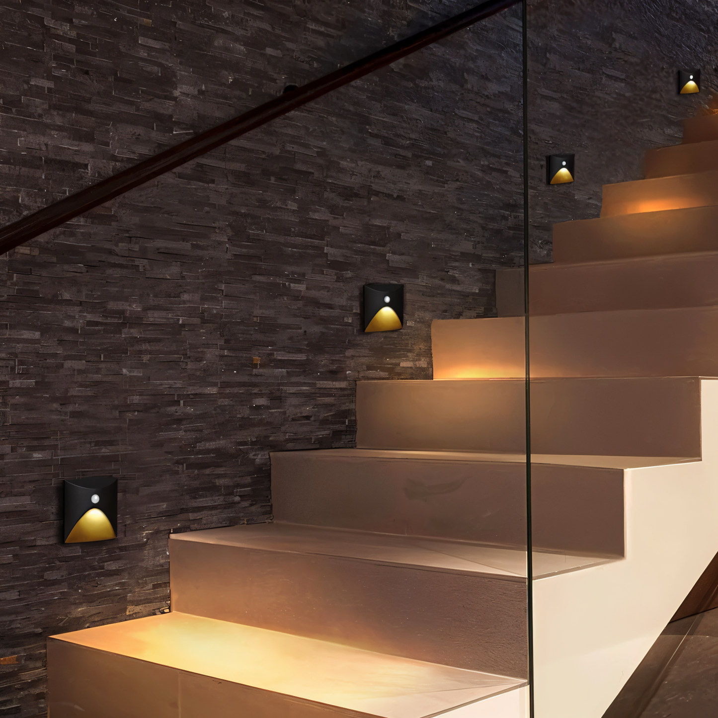 Bright LED Outdoor Wall Lamp with Motion Sensor - Fesara