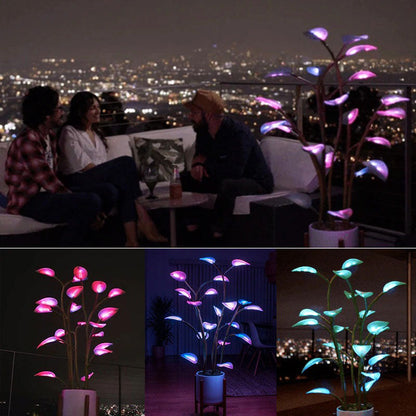 Colorful LED Flower Pot Lamp