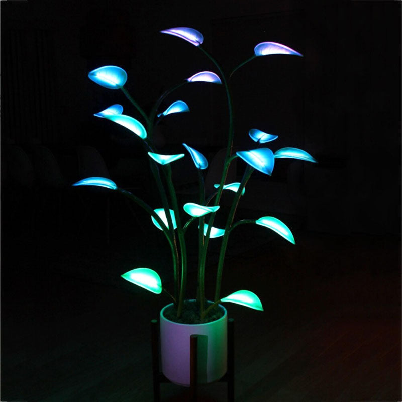 Colorful LED Flower Pot Lamp