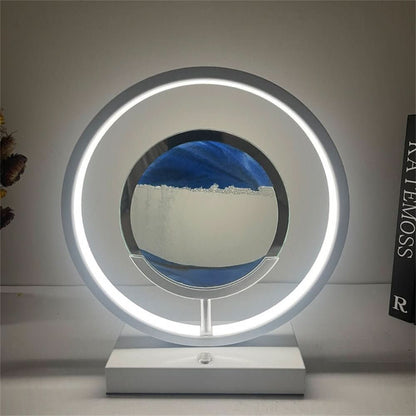 Colorful LED Desk Lamp with USB Port for Calming Mood