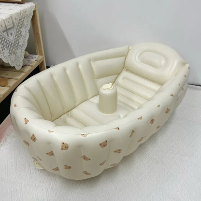 Portable Baby Bathtub | Inflatable Bath Support - Fesara
