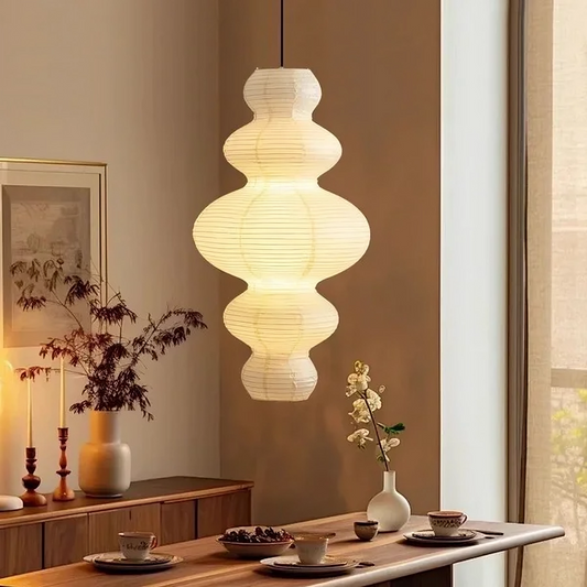Simple Layered Paper Pendant Light - Fesara