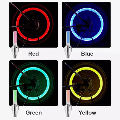 LumosGlow | Bright Motion-Activated Bicycle Valve Lights for Safety 1