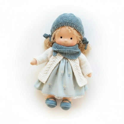 Soft Handmade Waldorf Doll for Kids Creative Play