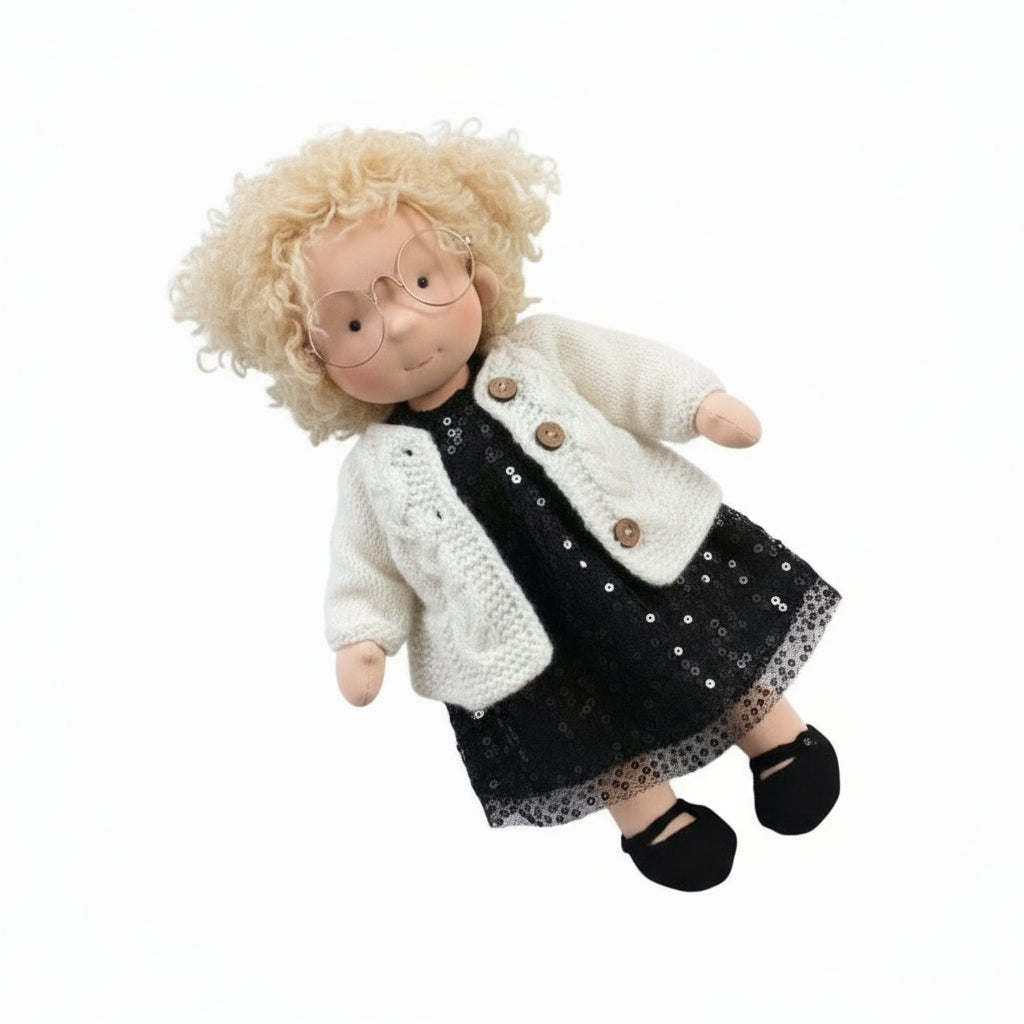 Soft Handmade Waldorf Doll for Kids Creative Play