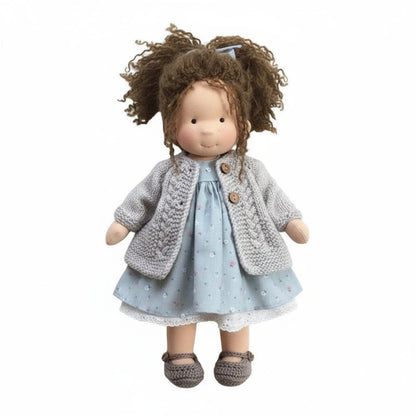 Soft Handmade Waldorf Doll for Kids Creative Play