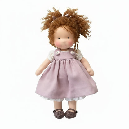 Soft Handmade Waldorf Doll for Kids Creative Play