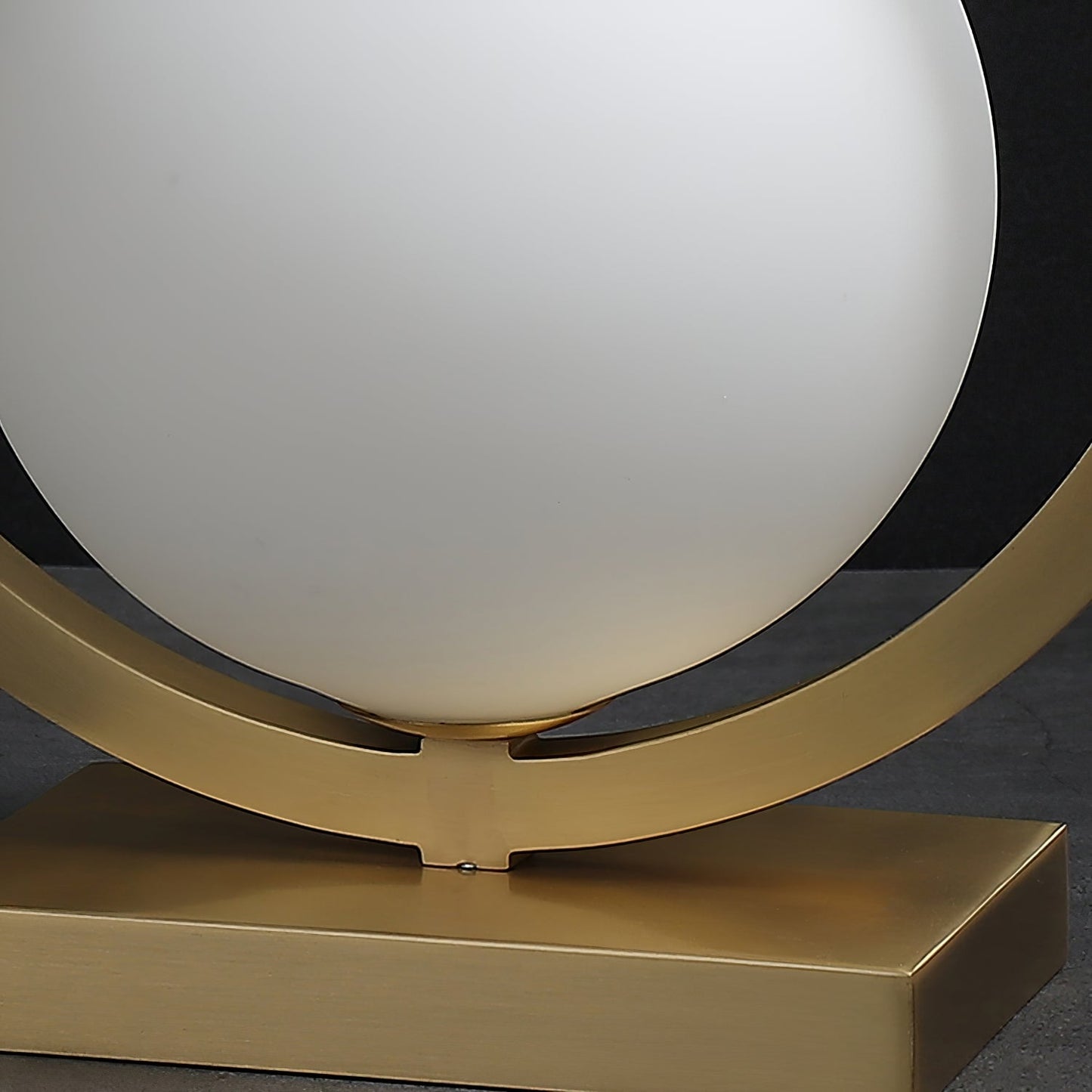 Elegant Brass Table Lamp with Warm Ambient Light