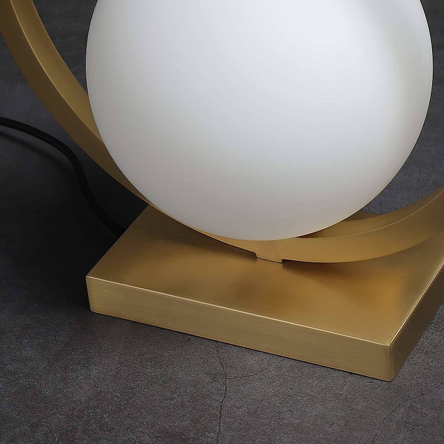 Elegant Brass Table Lamp with Warm Ambient Light