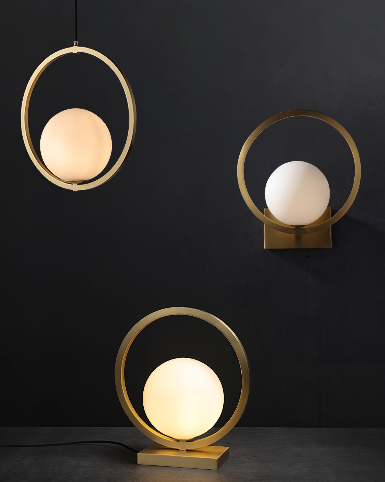 Elegant Brass Table Lamp with Warm Ambient Light