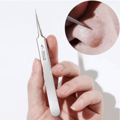 Lunaria | Precision Ultra Slim Stainless Steel Tweezers for Flawless Skin 1