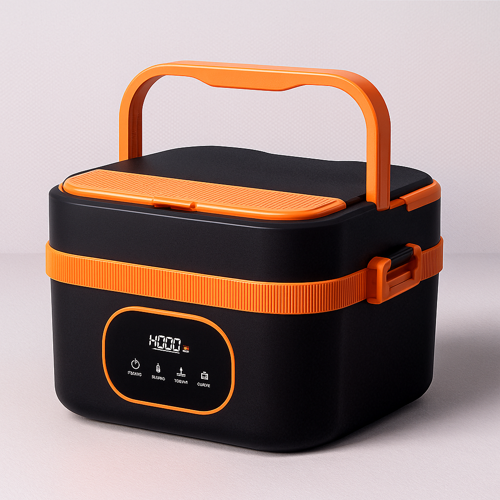 Lunch Box Stainless Steel Self Heating Portable 1