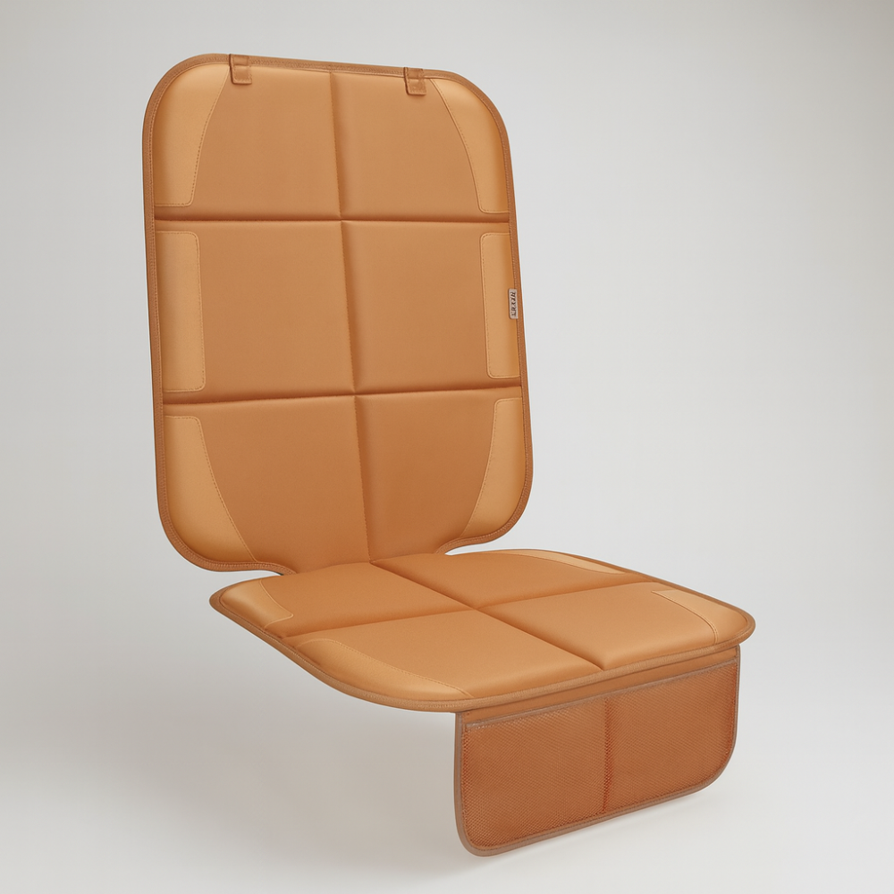 Premium Leather Car Seat Protectors with Grip Bottom - Fesara