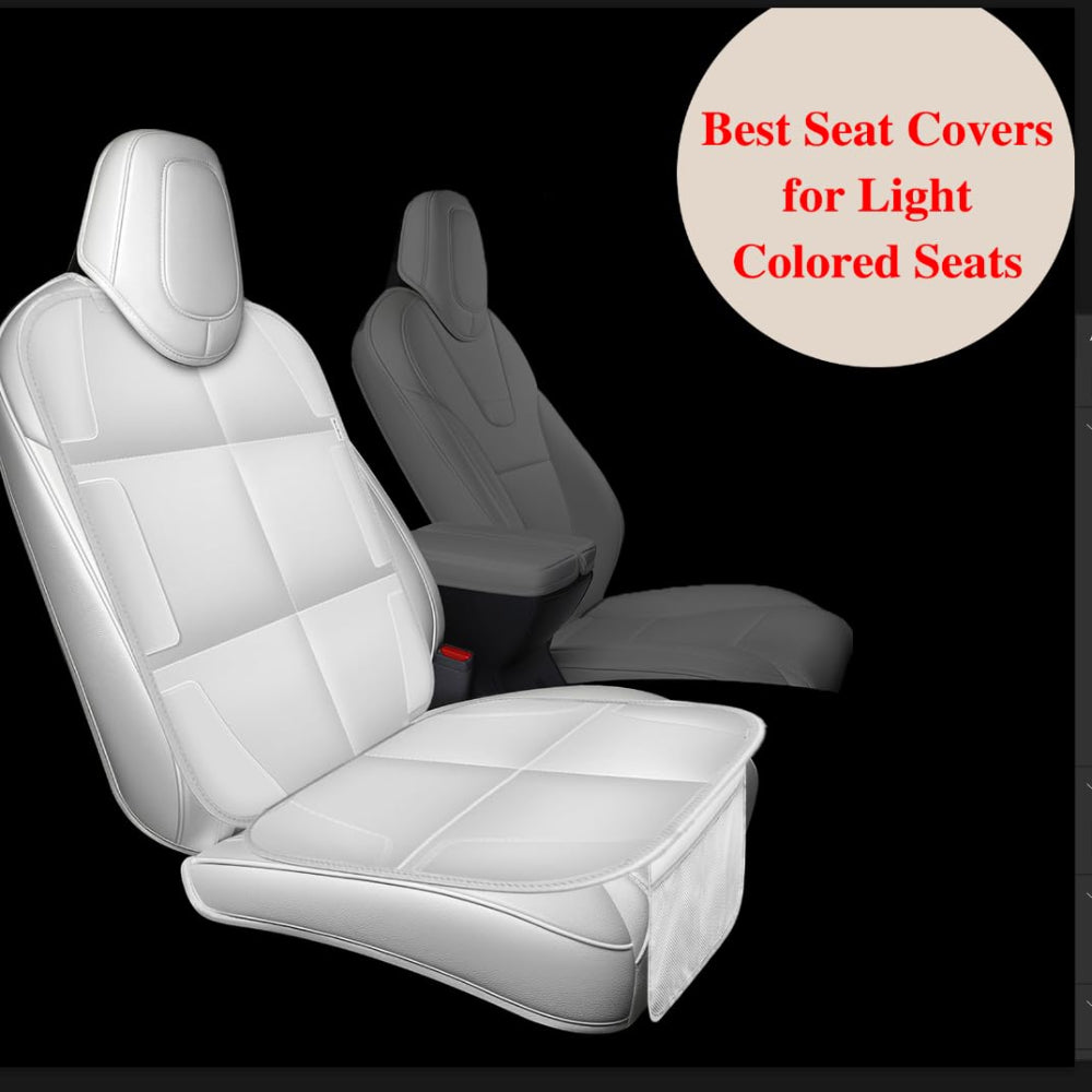 LuxGuard | Durable Waterproof Leather Car Seat Covers with Non-Slip Design 4