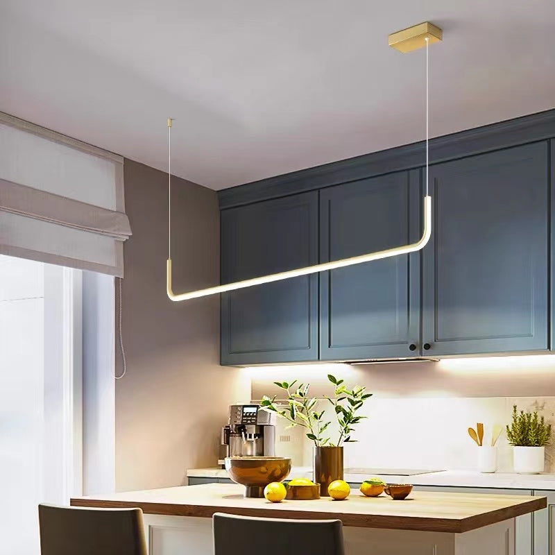 Sleek Modern Double Layer LED Pendant Light