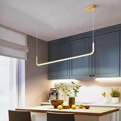 Sleek Modern Double Layer LED Pendant Light