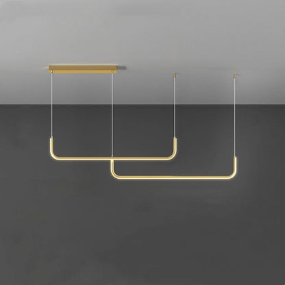 Sleek Modern Double Layer LED Pendant Light