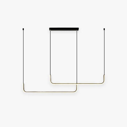 Sleek Modern Double Layer LED Pendant Light - Fesara