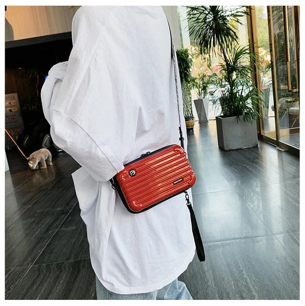 LuxShell | Chic Compact Hard Shell Crossbody Bag for Women 4