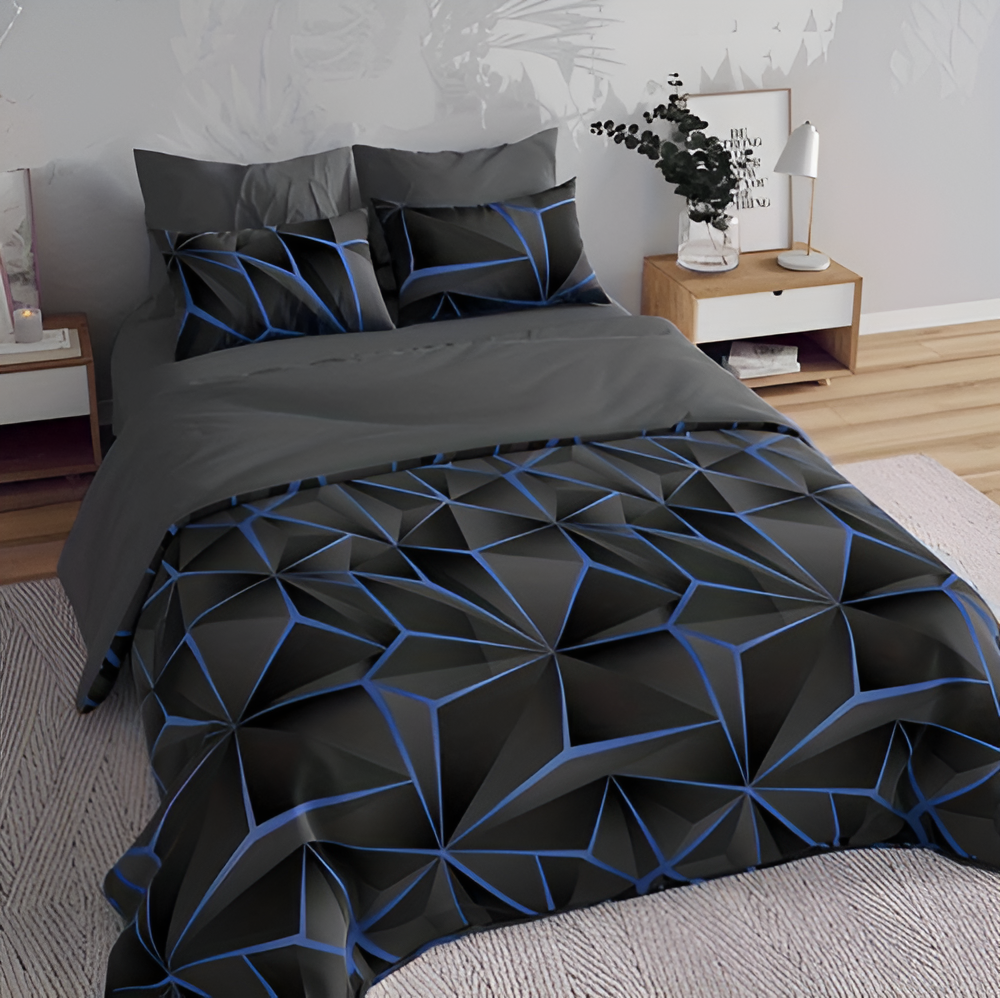 Soft 3D Printed Plush Bedding Set - Fesara