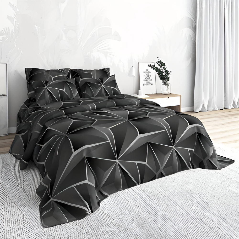 Soft 3D Printed Plush Bedding Set