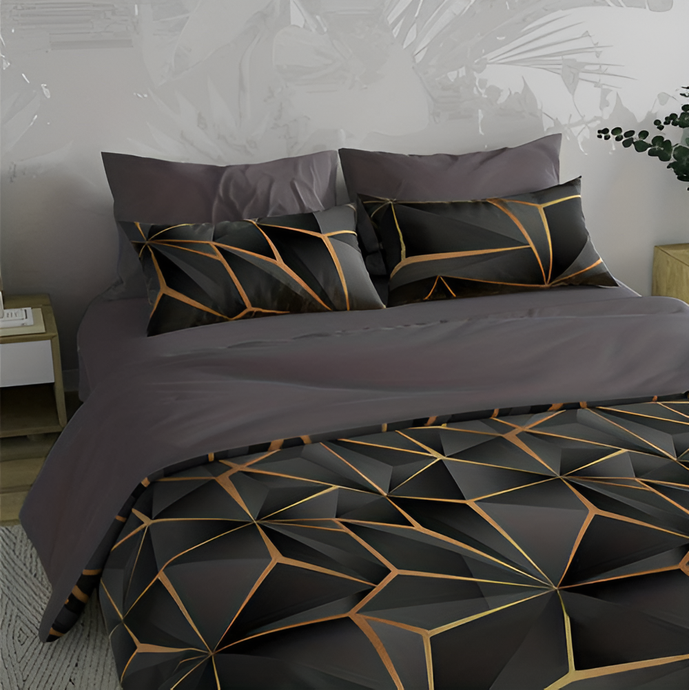 Soft 3D Printed Plush Bedding Set