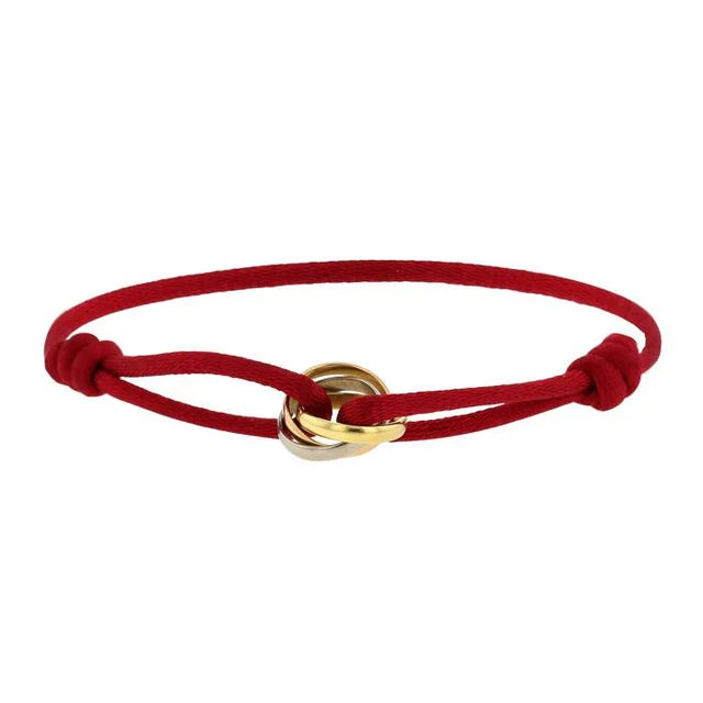 Elegant Woven Leather Cord Bracelets