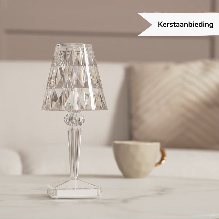 LuxeCrystal | Elegant Dimmable LED Table Lamp with Wireless Design 2