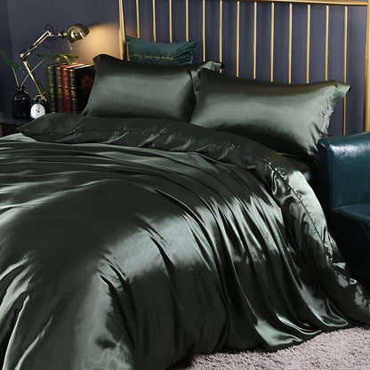 Fesara | Premium Silk Duvet Cover Ultra Soft Easy Care