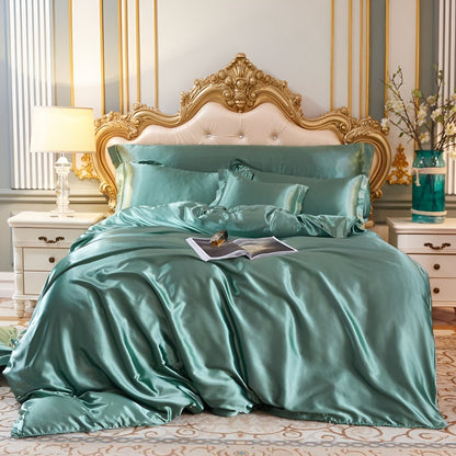 Fesara | Premium Silk Duvet Cover Ultra Soft Easy Care