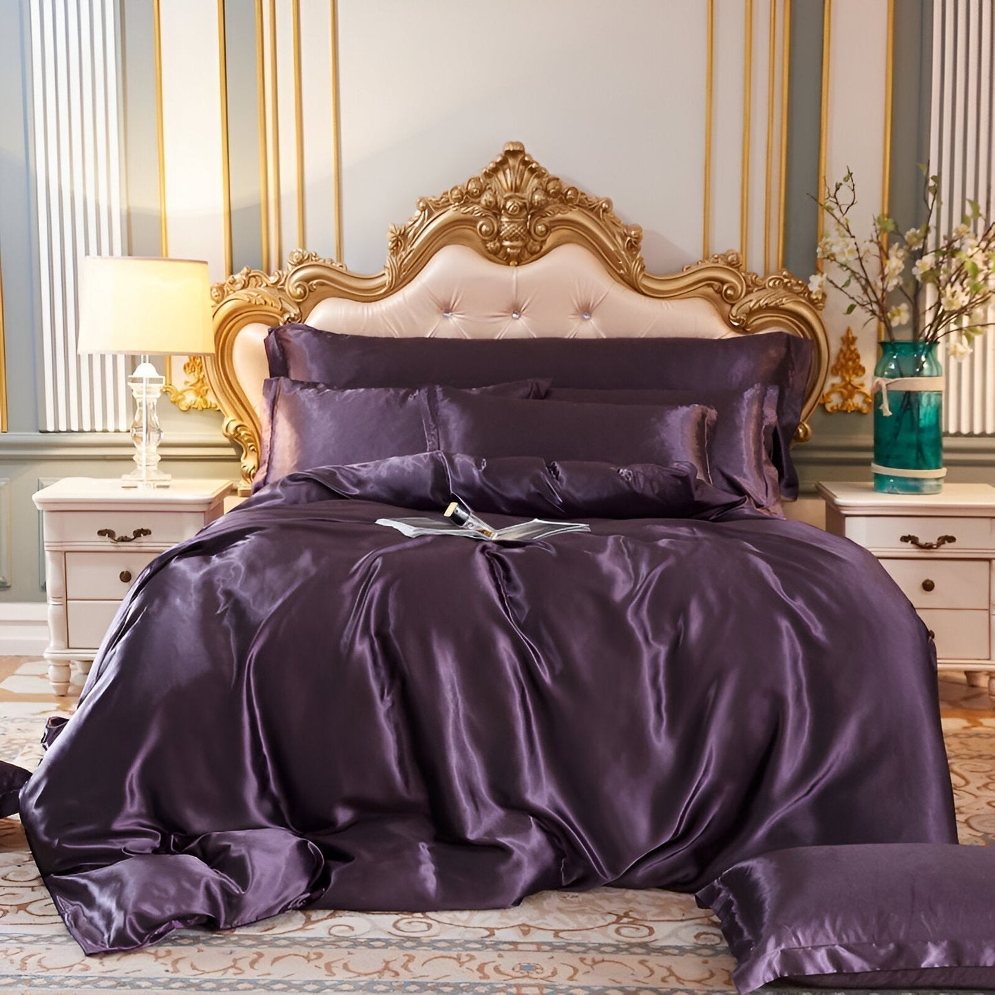 Luxurious Soft Silk Bedding Cover