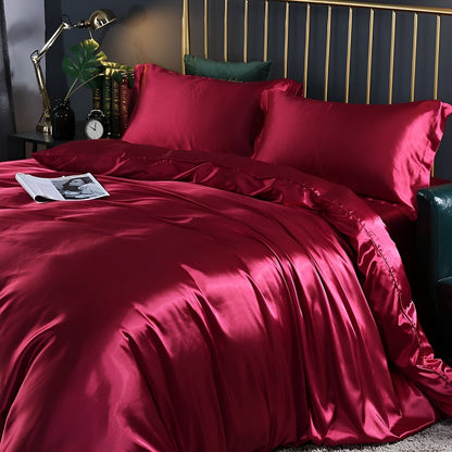 Soft Silk Bedding Cover Set