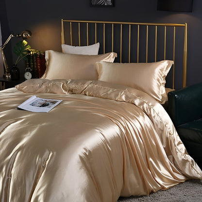 Luxurious Soft Silk Bedding Cover