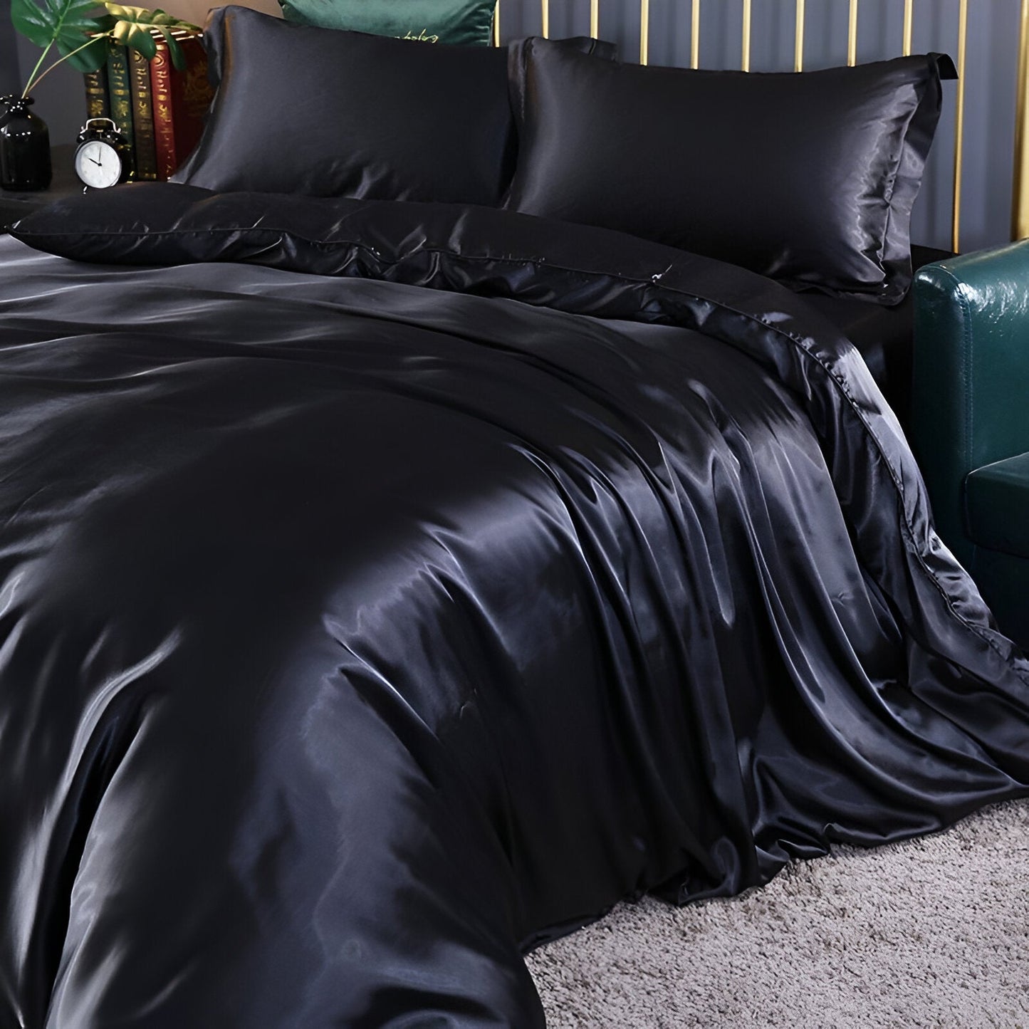 Luxurious Soft Silk Bedding Cover