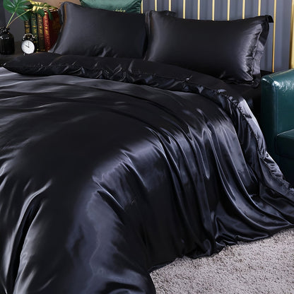 Fesara | Premium Silk Duvet Cover Ultra Soft Easy Care