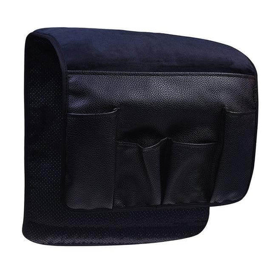 Practical PU Leather Desk Organizer with 5 Storage Compartments - Fesara