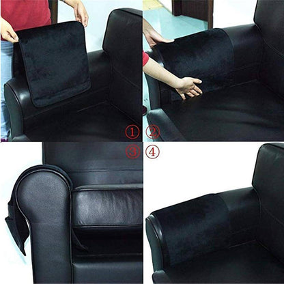LuxorLeather | Stylish Durable PU Leather Armrest Organizer with 5 Pockets 3