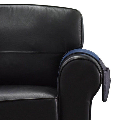 LuxorLeather | Stylish Durable PU Leather Armrest Organizer with 5 Pockets 4
