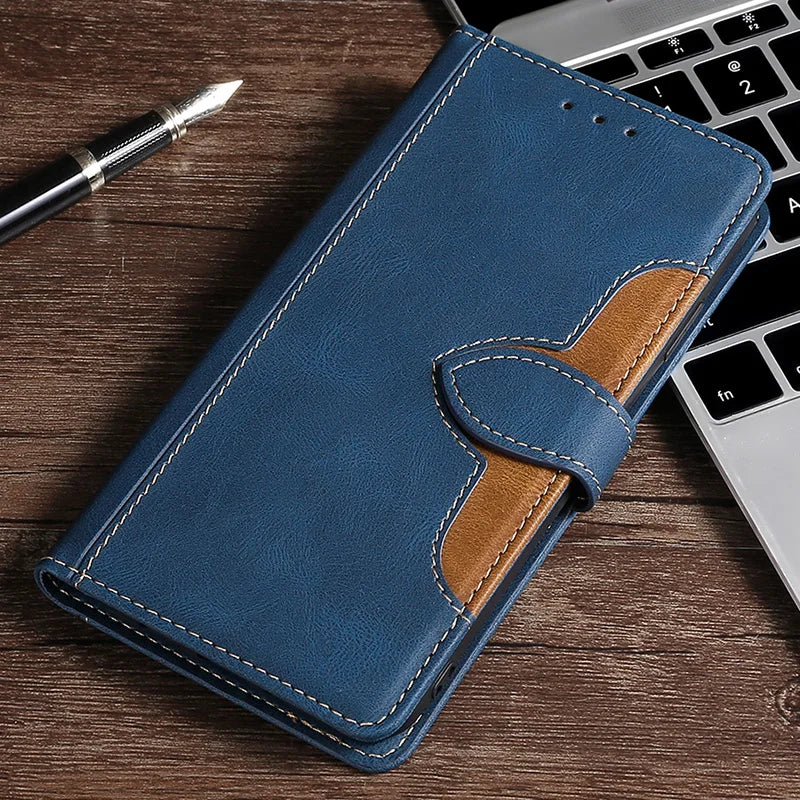 LuxuraCase | Stylish Magnetic Leather Wallet Case for iPhone 7