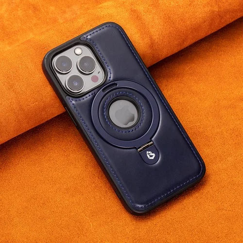 LuxuraCase | Stylish Premium PU Leather Magnetic iPhone Case with Stand 9