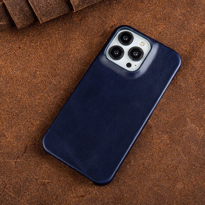 LuxuraLeather | Elegant Premium Oil Wax iPhone Case with Shock Absorption 3