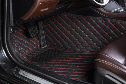 LuxuraMat | Premium Custom-Fit Waterproof Leather Car Floor Mats 1