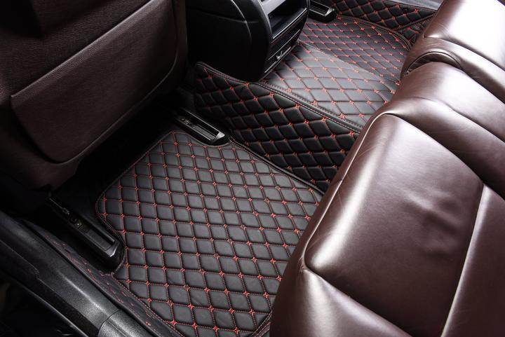 LuxuraMat | Premium Custom-Fit Waterproof Leather Car Floor Mats 2