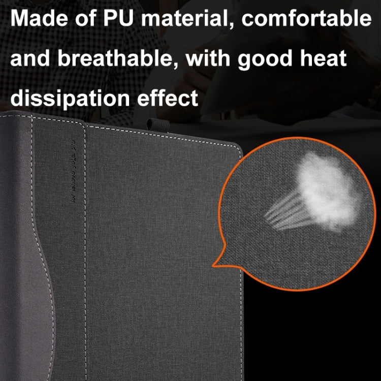LuxuraShield | Elegant Protective PU Leather Laptop Case for Galaxy Book 3 360 6