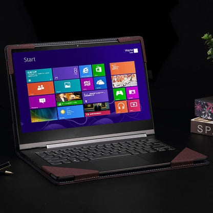 LuxuraShield | Elegant Protective PU Leather Laptop Case for Galaxy Book 3 360 7
