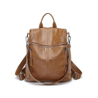 Luxura | Stylish Durable Leather Large Capacity Backpack 2
