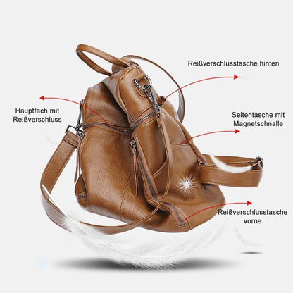 Luxura | Stylish Durable Leather Large Capacity Backpack 4