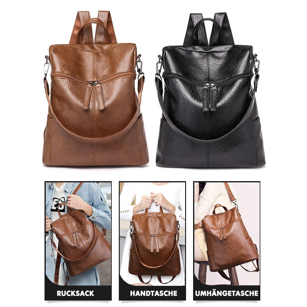 Luxura | Stylish Durable Leather Large Capacity Backpack 8